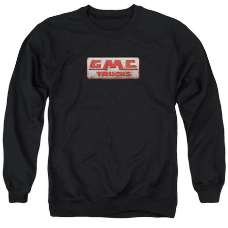 GMC Sweatshirt Beat Up 1959 Logo Adult Black Sweat Shirt
