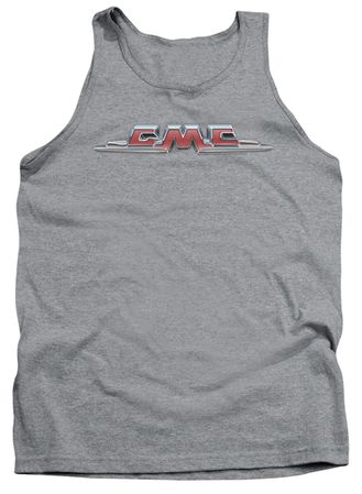 GMC Tank Top Chrome Logo Athletic Heather Tanktop