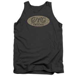GMC Tank Top Vintage Oval Logo Charcoal Tanktop GMC Tank Top Vintage Oval Logo Charcoal Tanktop