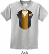 Gold Vest Tuxedo Kids Shirt