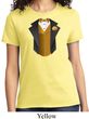 Gold Vest Tuxedo Ladies Shirt