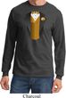 Gold Vest Tuxedo Long Sleeve Shirt