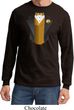 Gold Vest Tuxedo Long Sleeve Shirt