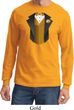 Gold Vest Tuxedo Long Sleeve Shirt