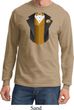 Gold Vest Tuxedo Long Sleeve Shirt