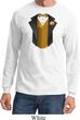Gold Vest Tuxedo Long Sleeve Shirt