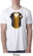 Gold Vest Tuxedo Mens Burnout Shirt