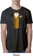 Gold Vest Tuxedo Mens Burnout Shirt