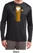 Gold Vest Tuxedo Mens Dry Wicking Long Sleeve Shirt