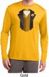 Gold Vest Tuxedo Mens Dry Wicking Long Sleeve Shirt