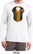 Gold Vest Tuxedo Mens Dry Wicking Long Sleeve Shirt