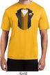 Gold Vest Tuxedo Mens Moisture Wicking Shirt