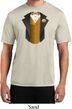 Gold Vest Tuxedo Mens Moisture Wicking Shirt