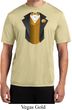 Gold Vest Tuxedo Mens Moisture Wicking Shirt