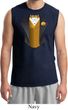 Gold Vest Tuxedo Mens Muscle Shirt