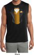 Gold Vest Tuxedo Mens Sleeveless Moisture Wicking Shirt