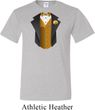 Gold Vest Tuxedo Mens Tall Shirt
