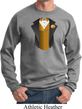 Gold Vest Tuxedo Sweatshirt