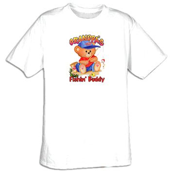 Grandpa's Fishin' Buddy (kid's) Youth T-shirt Tee Shirt