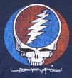Grateful Dead Hoodie Hooded Sweatshirt Distress Your Face Navy Hoody