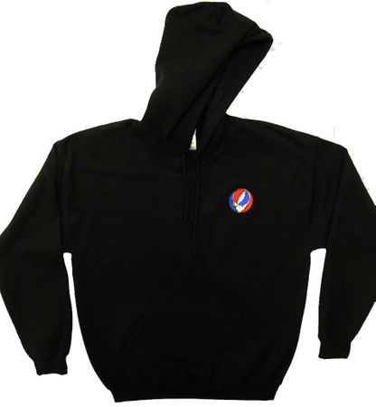 Grateful Dead Hoody SYF Hooded Sweatshirt Pocket Print Black Hoody