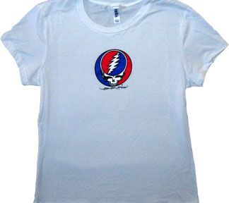 Grateful Dead Juniors T-shirt Steal Your Face Fitted Tee Shirt