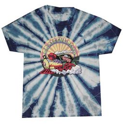 Grateful Dead Kids T-shirt Tie Dye GD Train Youth Tee Shirt