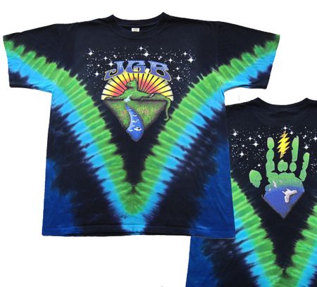 Grateful Dead Shirt Tie Dye Mountain Cat Tee T-Shirt