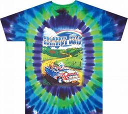 Grateful Dead Shirt Tie Dye Truckin to Buffalo Tee T-Shirt