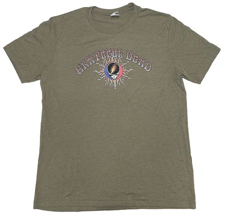 Grateful Dead T-Shirt Flames Adult Tee Shirt