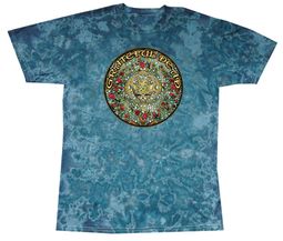 Grateful Dead T-shirt Mandala Turquoise Tie Dye Tee