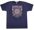 Grateful Dead T-shirt New Years Adult Navy Tee Shirt