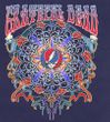 Grateful Dead T-shirt New Years Adult Navy Tee Shirt