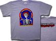 Grateful Dead T-shirt Skull and Roses Classic Tee Shirt