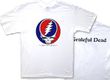 Grateful Dead T-shirt Steal Your Face Adult White Tee Shirt