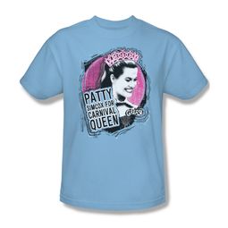 Grease Shirt Carnival Queen Adult Light Blue Tee T-Shirt