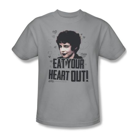Grease Shirt Eat Your Heart Out Adult Silver Tee T-Shirt