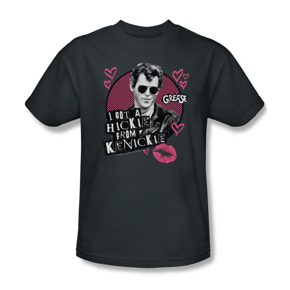 Grease Shirt Kenickie Adult Charcoal Tee TShirt Grease Kenickie Shirts