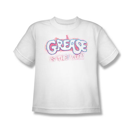 Grease Shirt Kids Grease Is The Word White Youth Tee T-Shirt