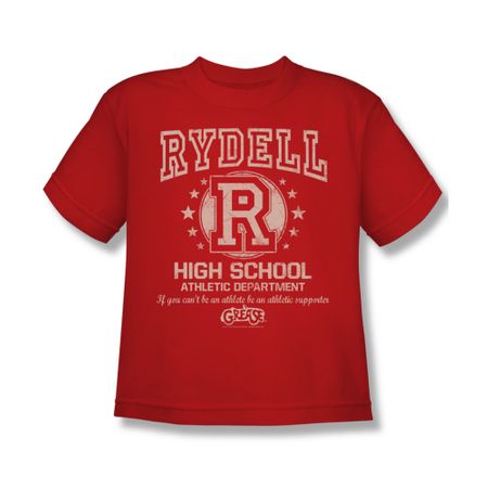 Grease Shirt Kids Rydell High Red Youth Tee T-Shirt