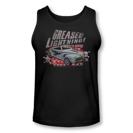 Grease Tank Top Greased Lightening Black Tanktop
