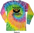Great Beard Great Responsibility Long Sleeve Tie Dye Shirt