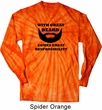 Great Beard Great Responsibility Long Sleeve Tie Dye Shirt