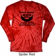 Great Beard Great Responsibility Long Sleeve Tie Dye Shirt