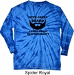 Great Beard Great Responsibility Long Sleeve Tie Dye Shirt