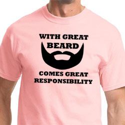 Great Beard Great Responsibility Mens Shirts