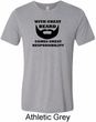 Great Beard Great Responsibility Mens Tri Blend Crewneck Shirt