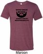 Great Beard Great Responsibility Mens Tri Blend Crewneck Shirt