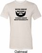 Great Beard Great Responsibility Mens Tri Blend Crewneck Shirt