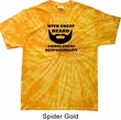 Great Beard Great Responsibility Spider Tie Dye Shirt
